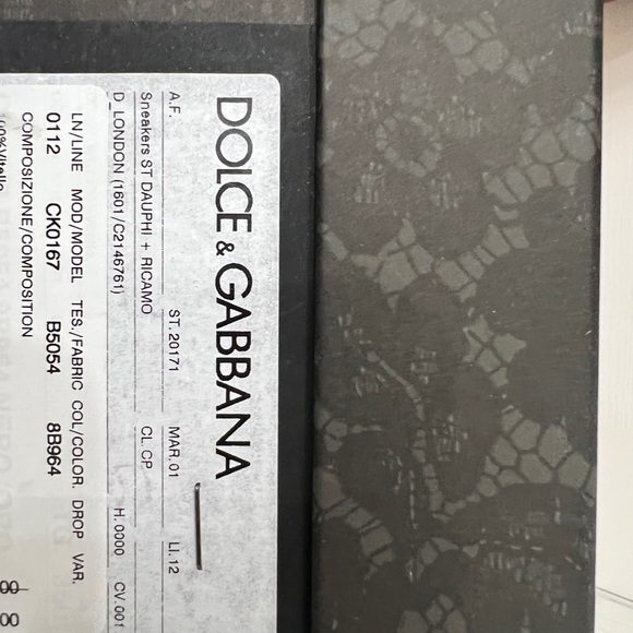 Dolce & Gabanna Embellished Sneakers - Picture 4 of 6